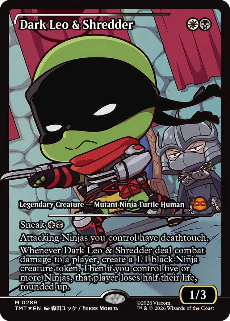 Dark Leo & Shredder (Showcase) [Teenage Mutant Ninja Turtles] | Tabernacle Games