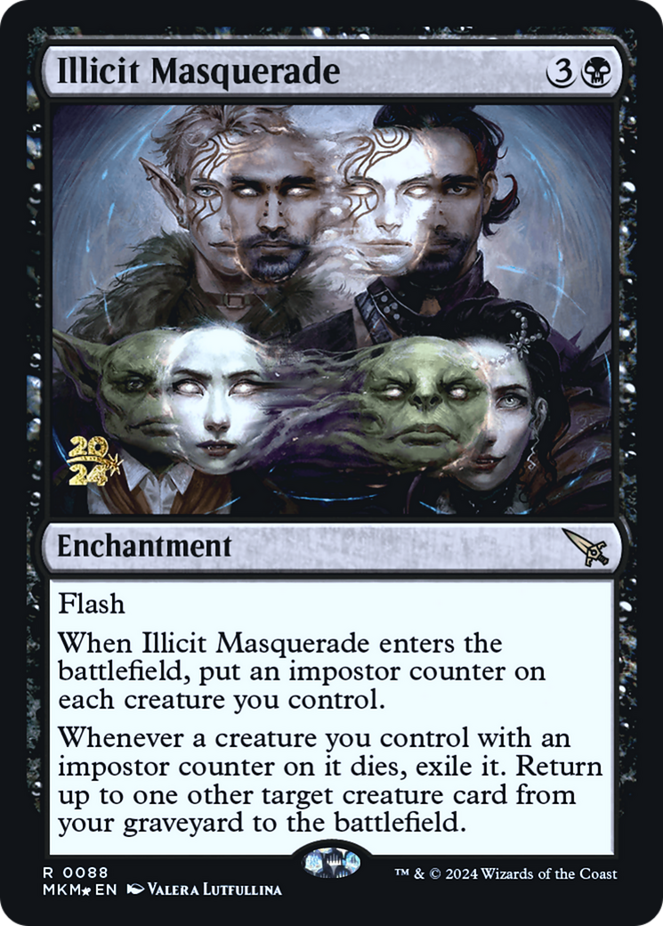 Illicit Masquerade [Murders at Karlov Manor Prerelease Promos] | Tabernacle Games