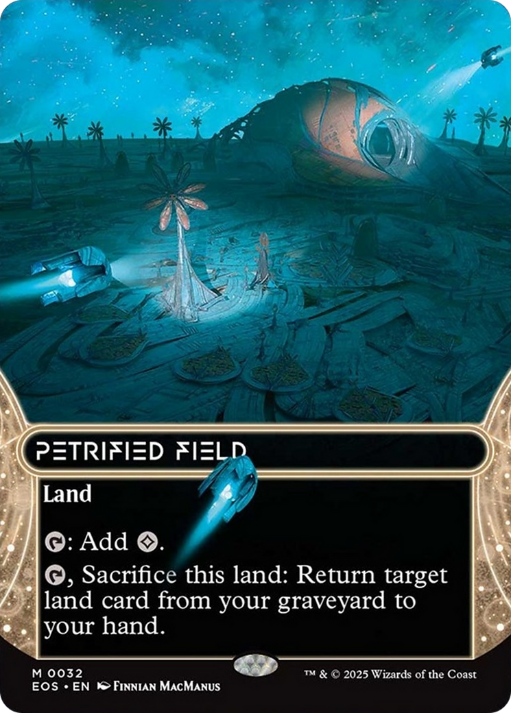 Petrified Field (0032) (Borderless) [Edge of Eternities: Stellar Sights] | Tabernacle Games