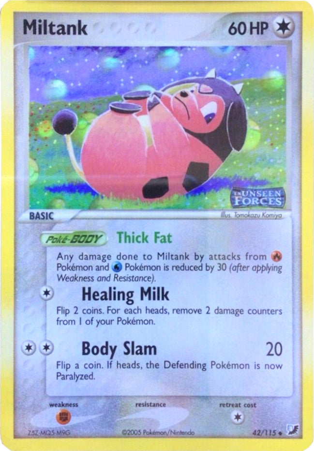 Miltank (42/115) (Stamped) [EX: Unseen Forces] | Tabernacle Games