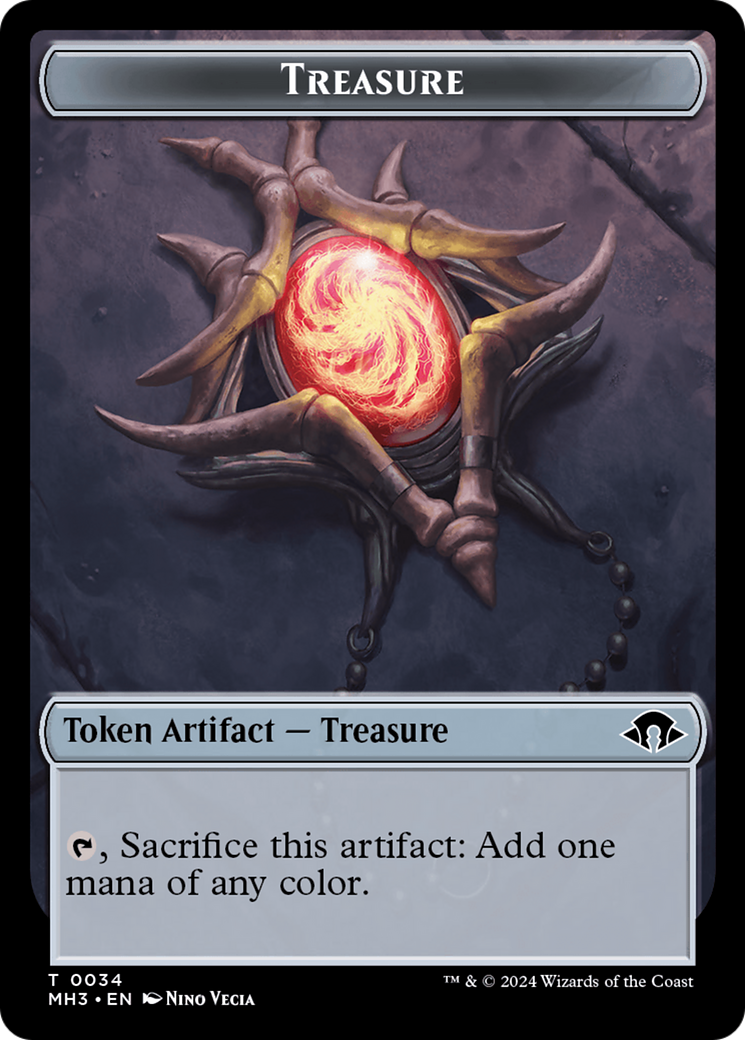 Servo // Treasure Double-Sided Token [Modern Horizons 3 Tokens] | Tabernacle Games