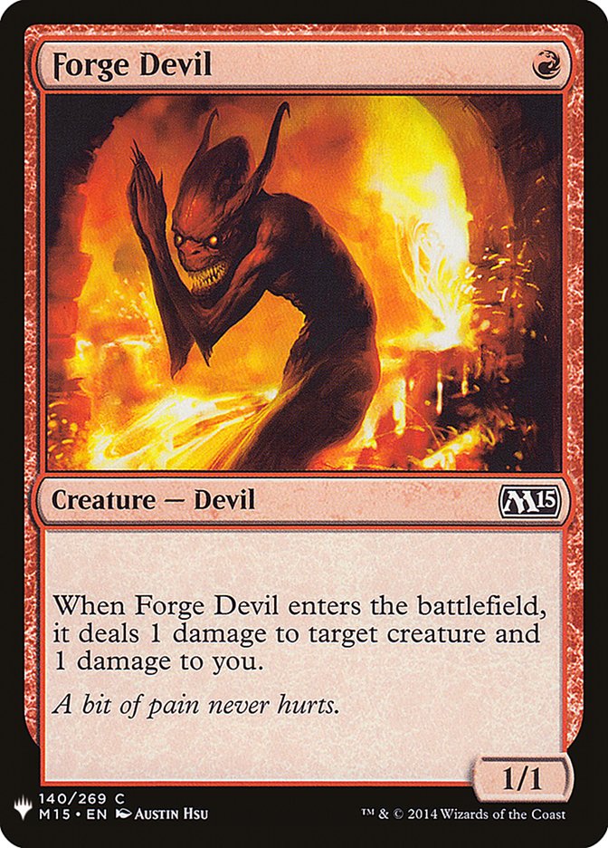 Forge Devil [Mystery Booster] | Tabernacle Games