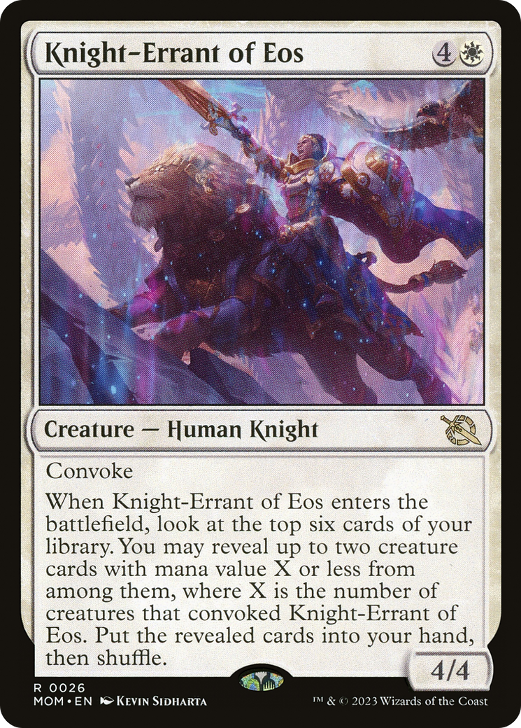 Knight-Errant of Eos [March of the Machine] | Tabernacle Games