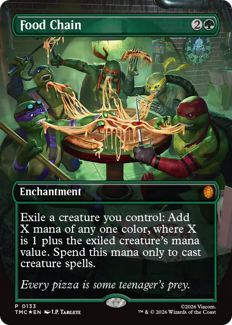 Food Chain (Borderless) [Teenage Mutant Ninja Turtles Commander] | Tabernacle Games