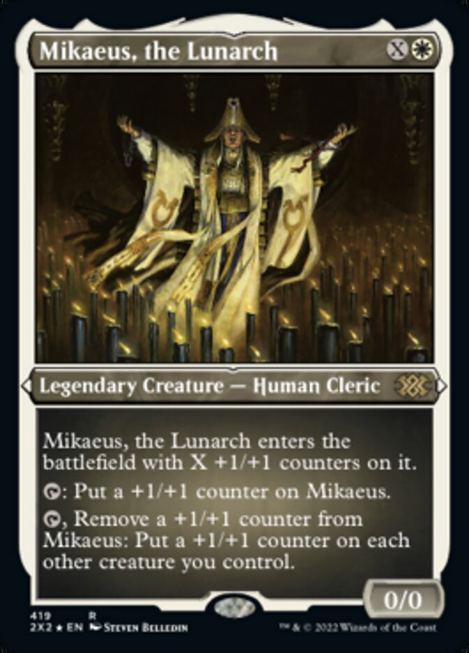 Mikaeus, the Lunarch (Foil Etched) [Double Masters 2022] | Tabernacle Games