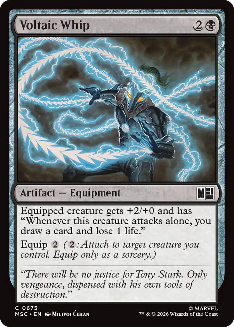 Voltaic Whip [Marvel Super Heroes Commander] | Tabernacle Games