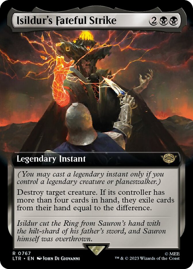 Isildur's Fateful Strike (Extended Art) (Surge Foil) [The Lord of the Rings: Tales of Middle-Earth] | Tabernacle Games