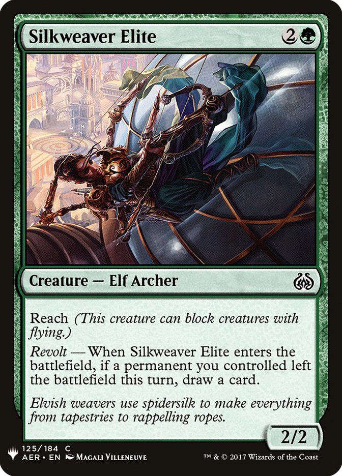 Silkweaver Elite [Mystery Booster] | Tabernacle Games