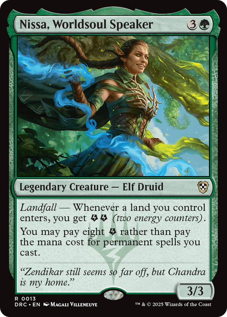 Nissa, Worldsoul Speaker [Aetherdrift Commander] | Tabernacle Games