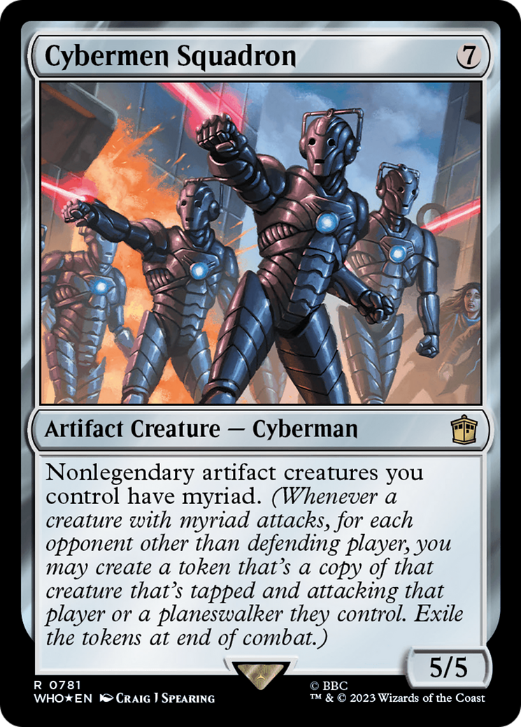 Cybermen Squadron (Surge Foil) [Doctor Who] | Tabernacle Games