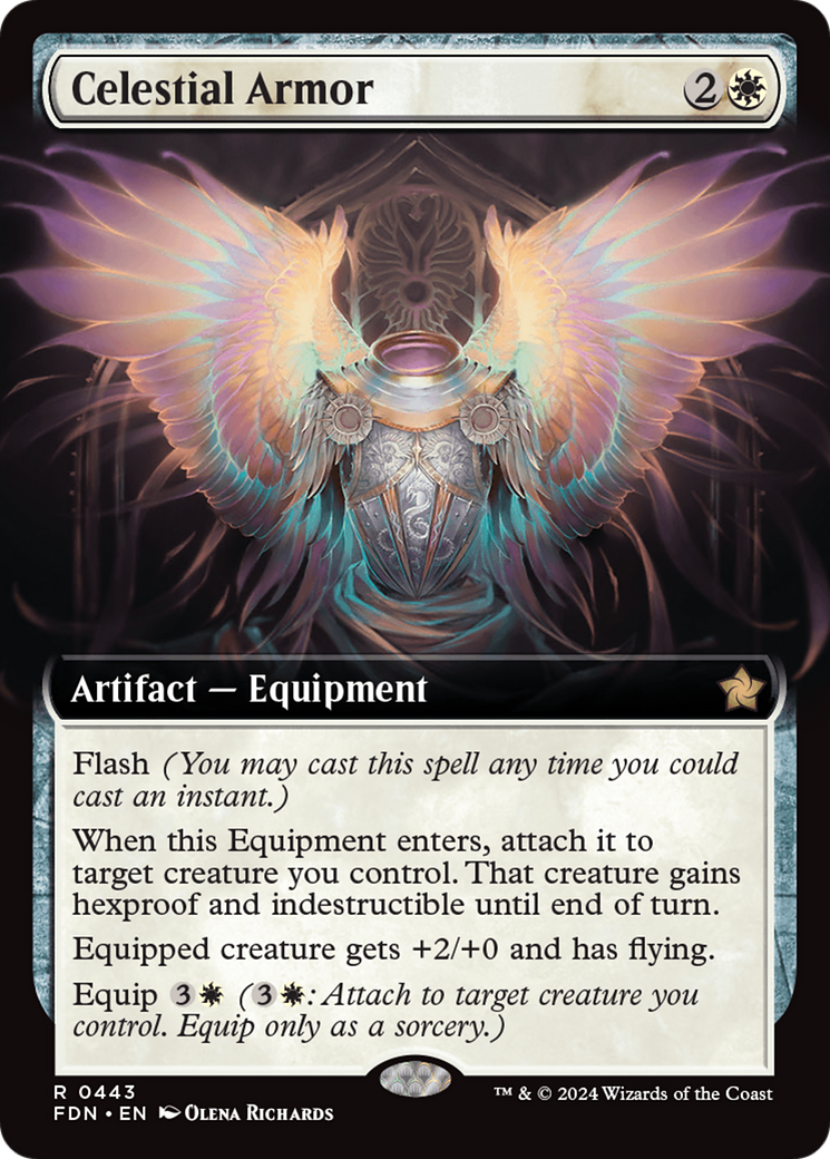 Celestial Armor (Extended Art) [Foundations] | Tabernacle Games