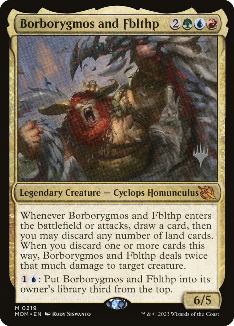 Borborygmos and Fblthp (Promo Pack) [March of the Machine Promos] | Tabernacle Games