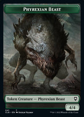 Phyrexian Beast // Wurm Double-Sided Token [Commander Legends: Battle for Baldur's Gate Tokens] | Tabernacle Games