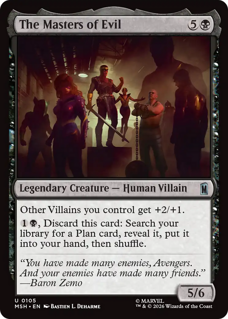 The Masters of Evil [Marvel Super Heroes] | Tabernacle Games