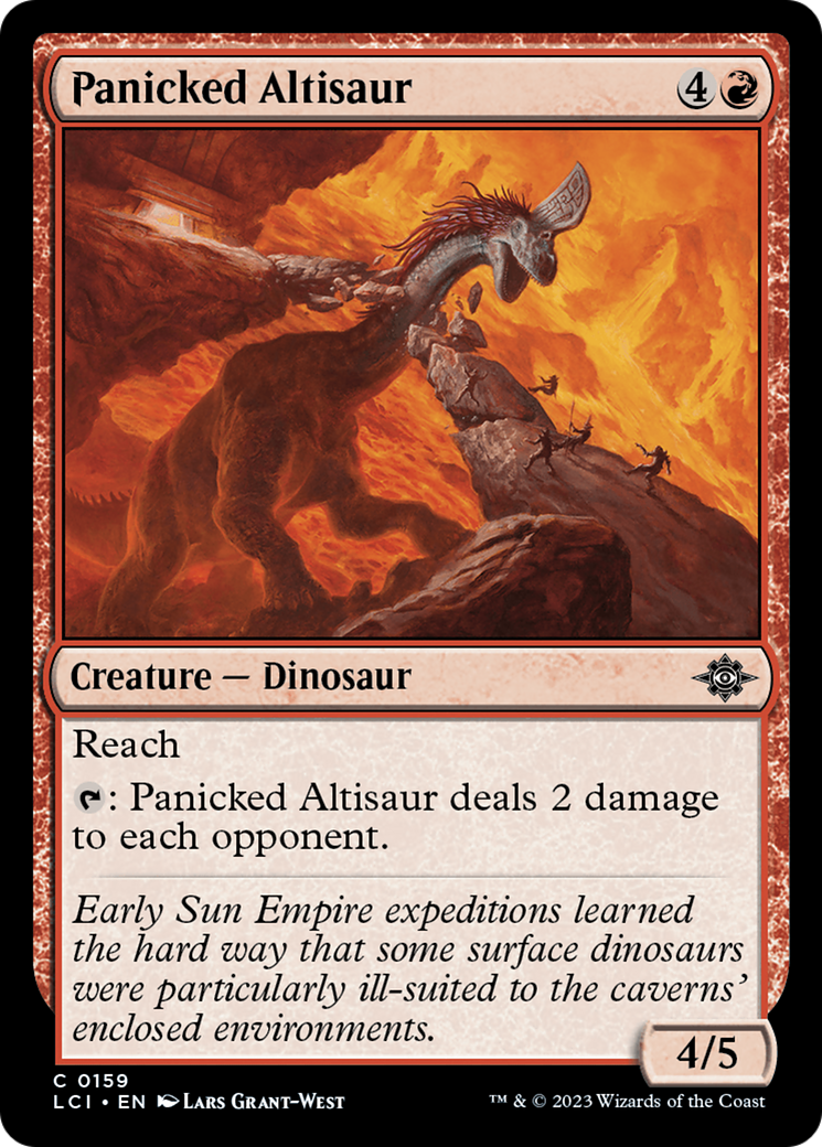 Panicked Altisaur [The Lost Caverns of Ixalan] | Tabernacle Games