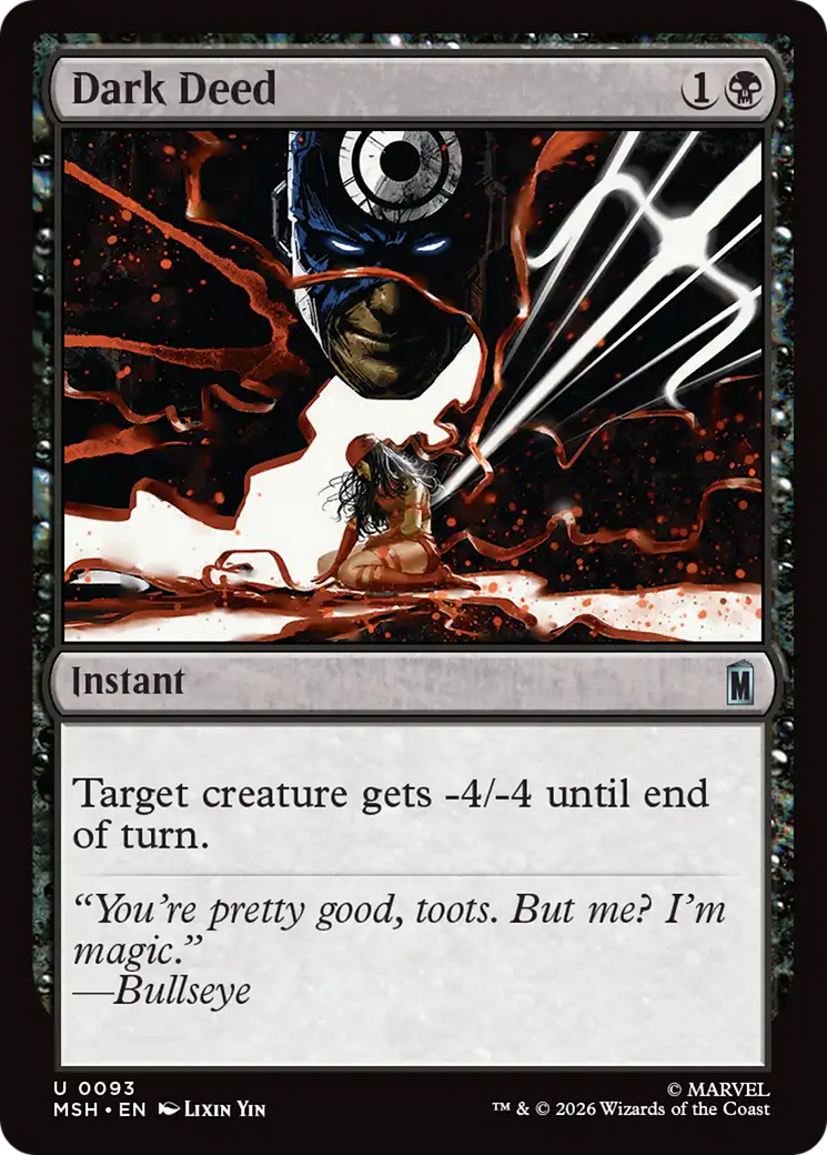 Dark Deed [Marvel Super Heroes] | Tabernacle Games