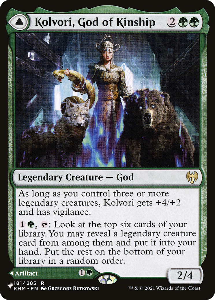 Kolvori, God of Kinship // The Ringhart Crest [Secret Lair: From Cute to Brute] | Tabernacle Games