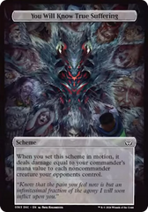 You Will Know True Suffering (Full Art) [Duskmourn: Archenemy] | Tabernacle Games