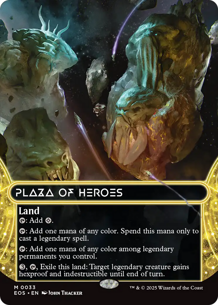 Plaza of Heroes (0033) (Borderless) [Edge of Eternities: Stellar Sights] | Tabernacle Games