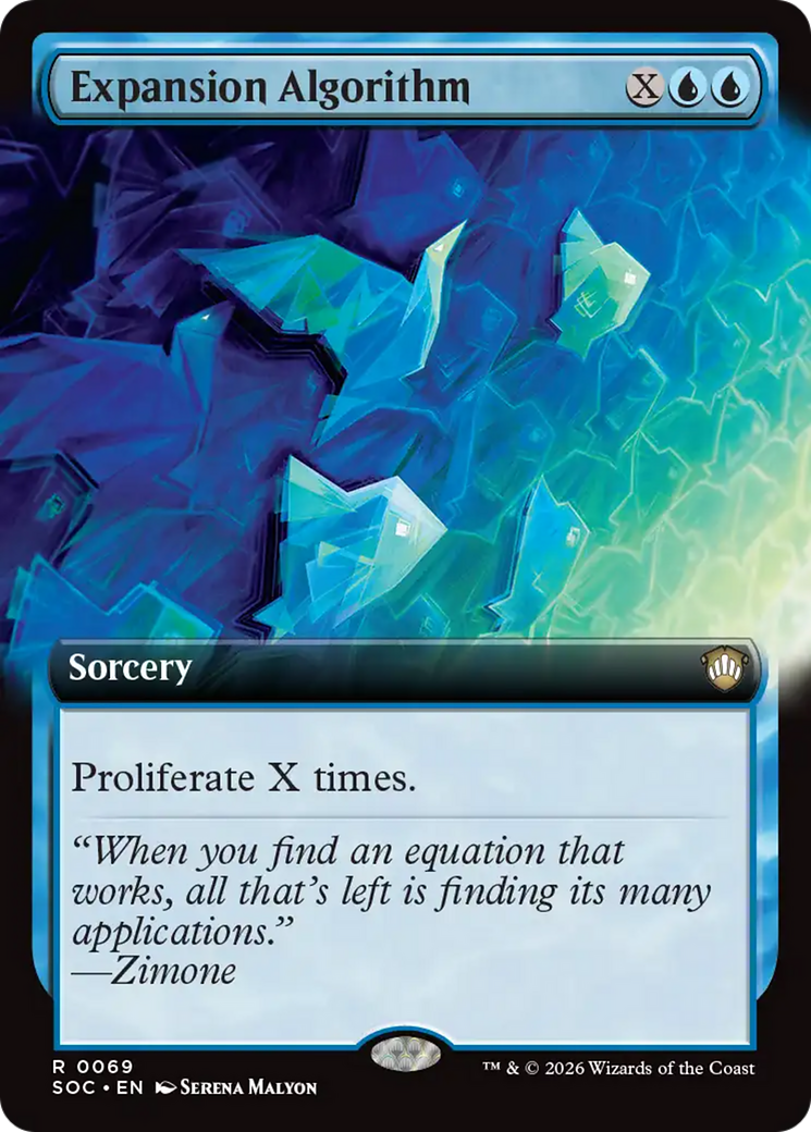 Expansion Algorithm (Extended Art) [Secrets of Strixhaven Commander] | Tabernacle Games