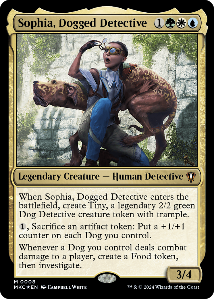 Sophia, Dogged Detective [Murders at Karlov Manor Commander] | Tabernacle Games