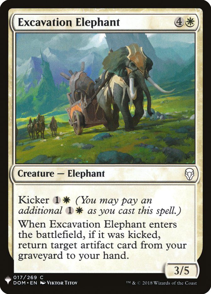 Excavation Elephant [Mystery Booster] | Tabernacle Games
