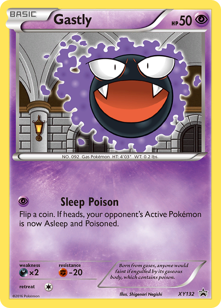 Gastly (XY132) [XY: Black Star Promos] | Tabernacle Games