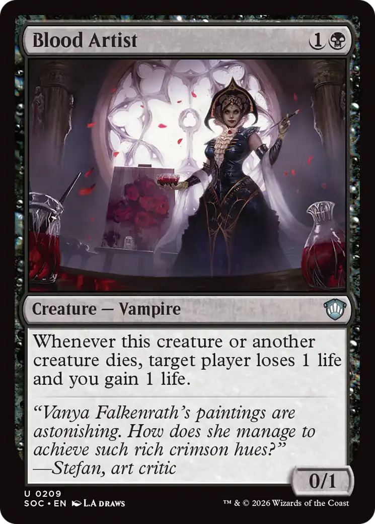 Blood Artist [Secrets of Strixhaven Commander] | Tabernacle Games