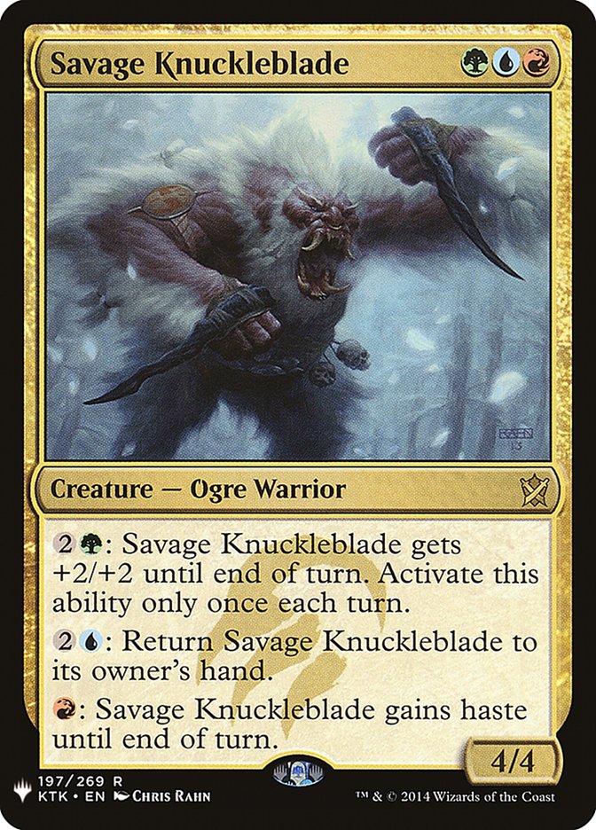 Savage Knuckleblade [Mystery Booster] | Tabernacle Games