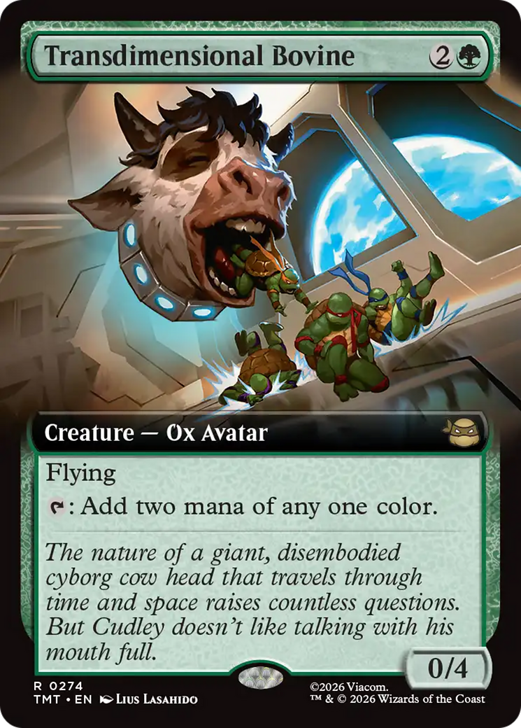 Transdimensional Bovine (Extended Art) [Teenage Mutant Ninja Turtles] | Tabernacle Games