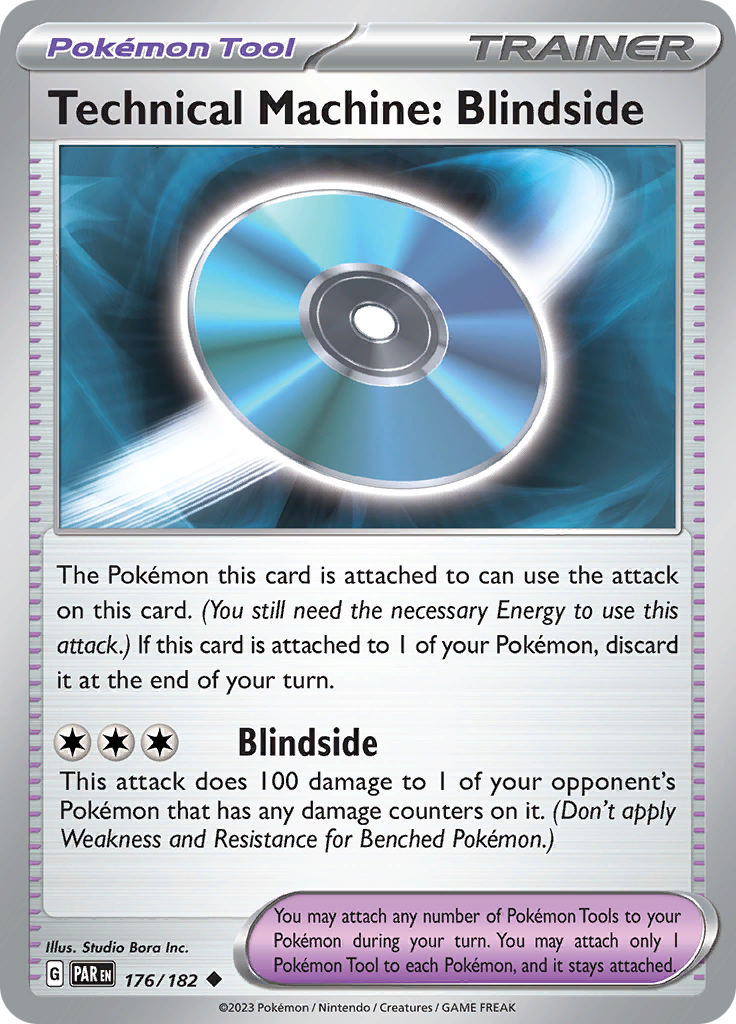 Technical Machine: Blindside (176/182) [Scarlet & Violet: Paradox Rift] | Tabernacle Games