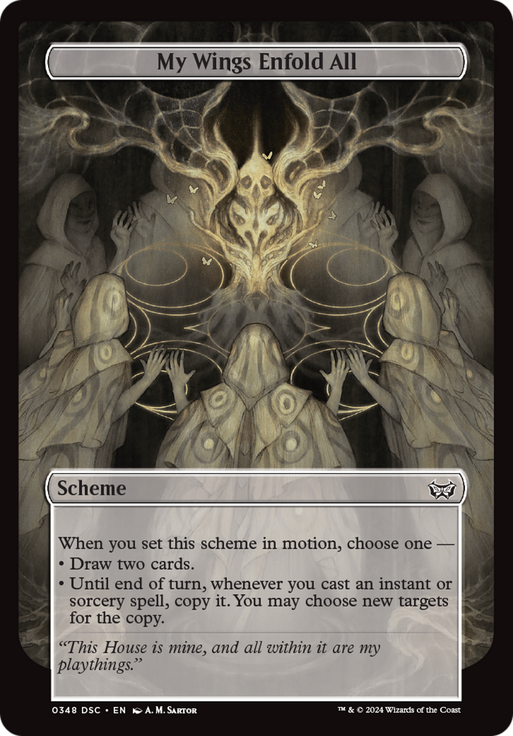 My Wings Enfold All (Full Art) [Duskmourn: Archenemy] | Tabernacle Games