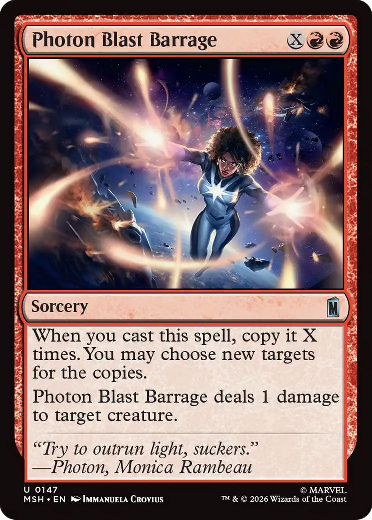 Photon Blast Barrage [Marvel Super Heroes] | Tabernacle Games