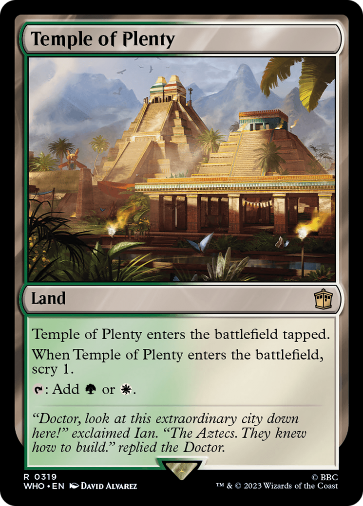 Temple of Plenty [Doctor Who] | Tabernacle Games