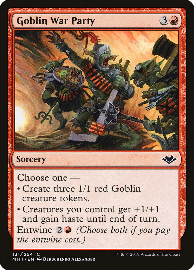 Goblin War Party [Modern Horizons] | Tabernacle Games