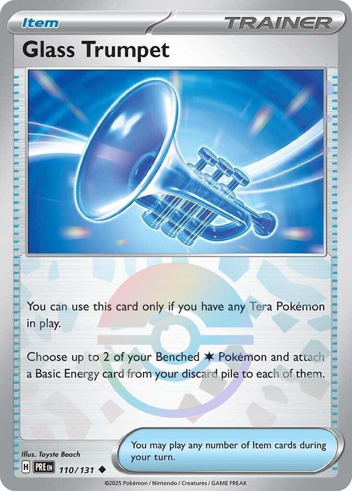 Glass Trumpet (110/131) (Poke Ball Pattern) [Scarlet & Violet: Prismatic Evolutions] | Tabernacle Games
