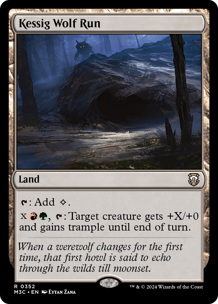 Kessig Wolf Run (Ripple Foil) [Modern Horizons 3 Commander] | Tabernacle Games