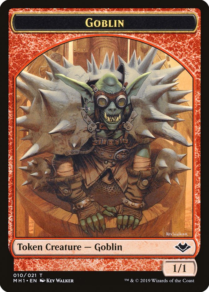 Elemental (009) // Goblin Double-Sided Token [Modern Horizons Tokens] | Tabernacle Games