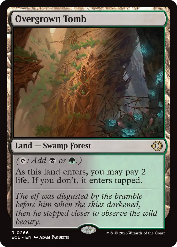 Overgrown Tomb [Lorwyn Eclipsed] | Tabernacle Games