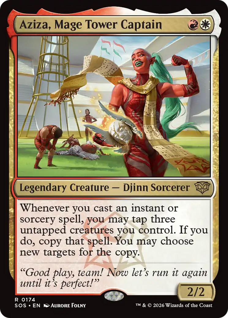 Aziza, Mage Tower Captain [Secrets of Strixhaven] | Tabernacle Games