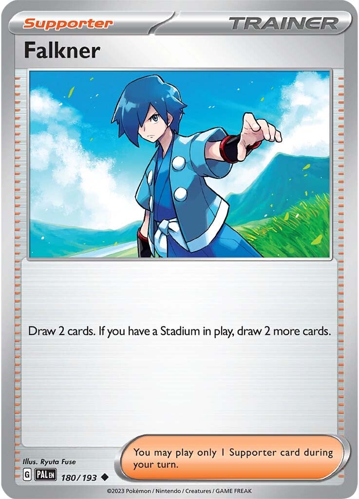 Falkner (180/193) [Scarlet & Violet: Paldea Evolved] | Tabernacle Games