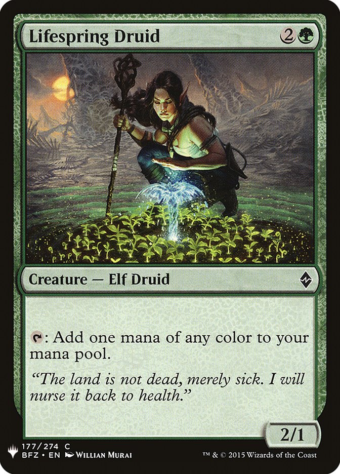 Lifespring Druid [Mystery Booster] | Tabernacle Games