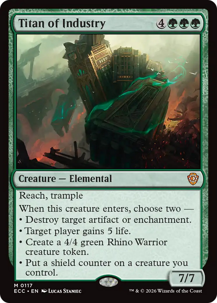 Titan of Industry [Lorwyn Eclipsed Commander] | Tabernacle Games