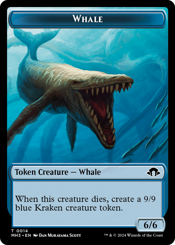 Whale // Energy Reserve Double-Sided Token [Modern Horizons 3 Tokens] | Tabernacle Games