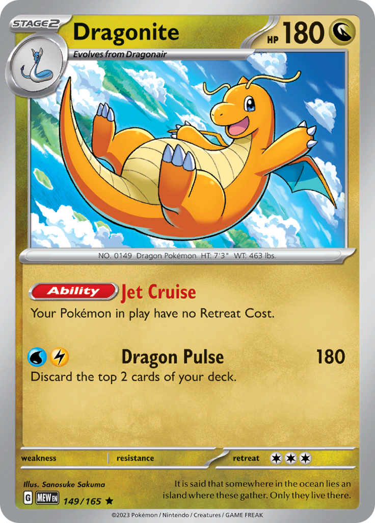 Dragonite (149/165) [Scarlet & Violet 151] | Tabernacle Games