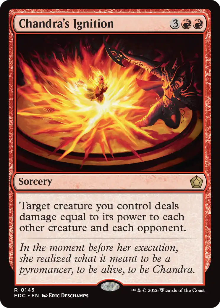 Chandra's Ignition [Foundations Commander] | Maze of Fitzroy