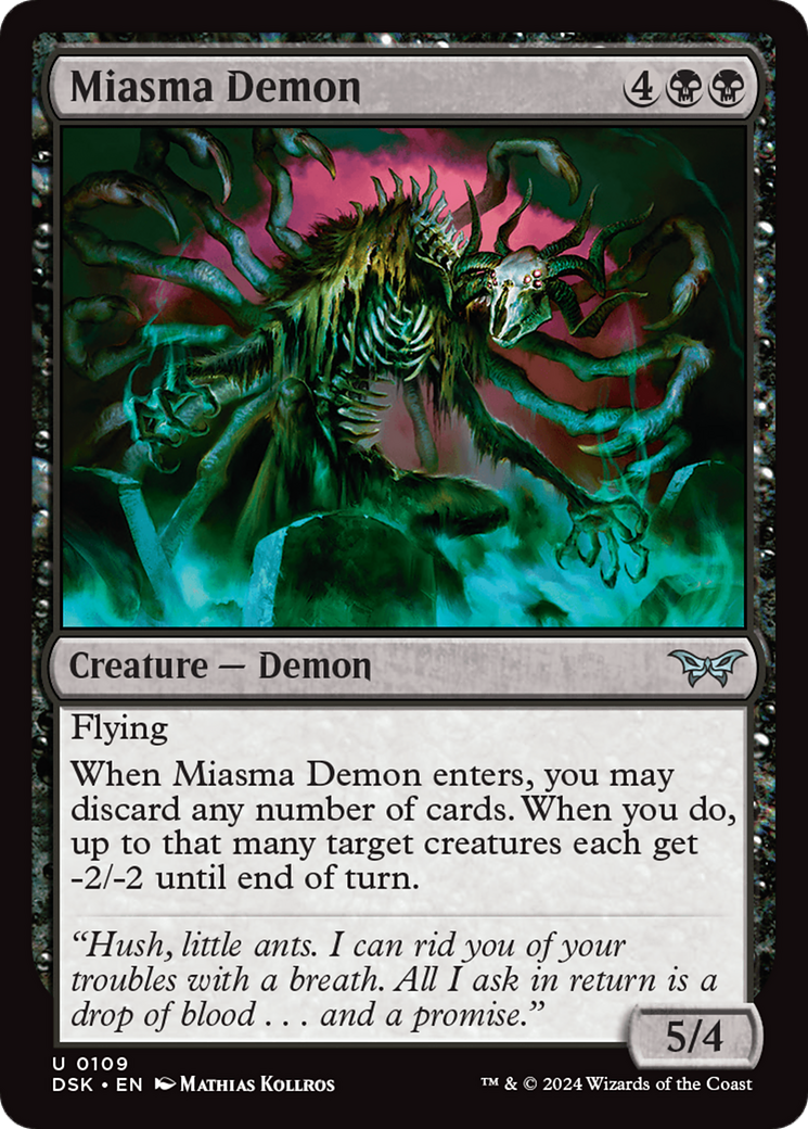 Miasma Demon [Duskmourn: House of Horror] | Tabernacle Games