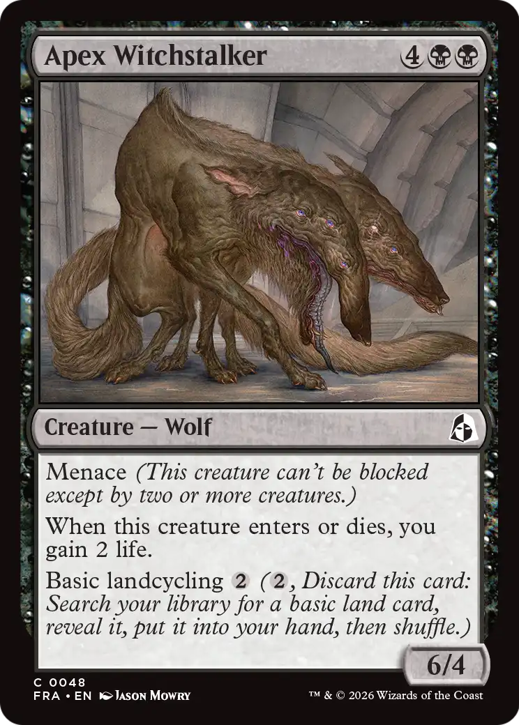 Apex Witchstalker [Reality Fracture] | Tabernacle Games