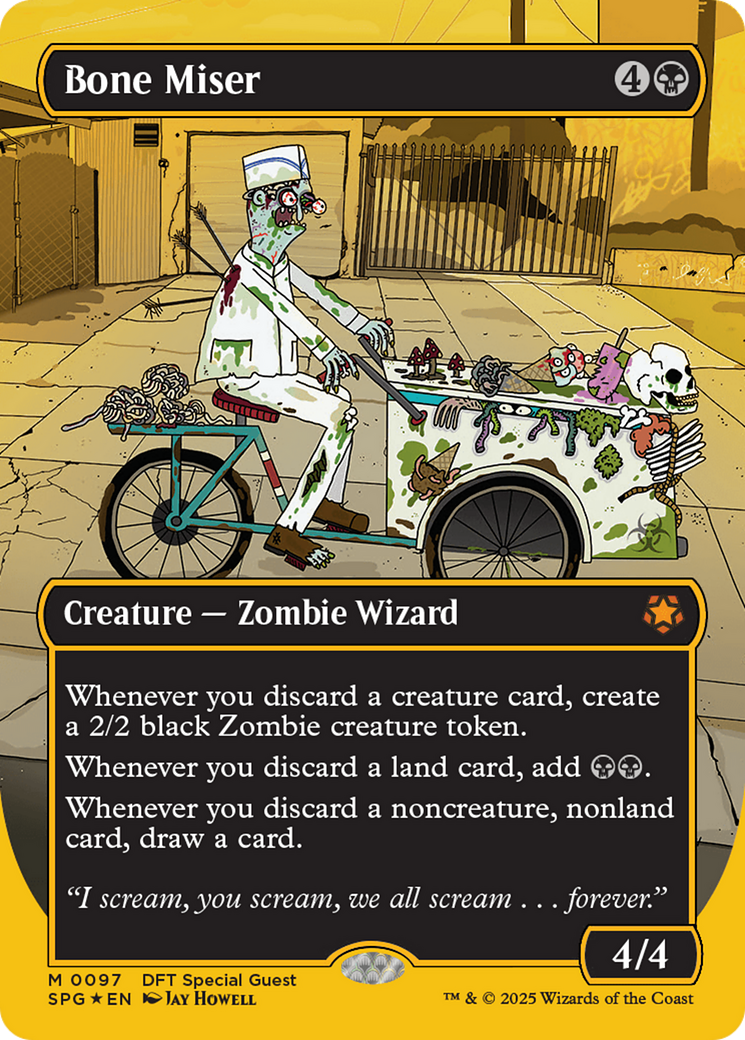 Bone Miser (Borderless) (First-Place Foil) [Aetherdrift Special Guests] | Tabernacle Games