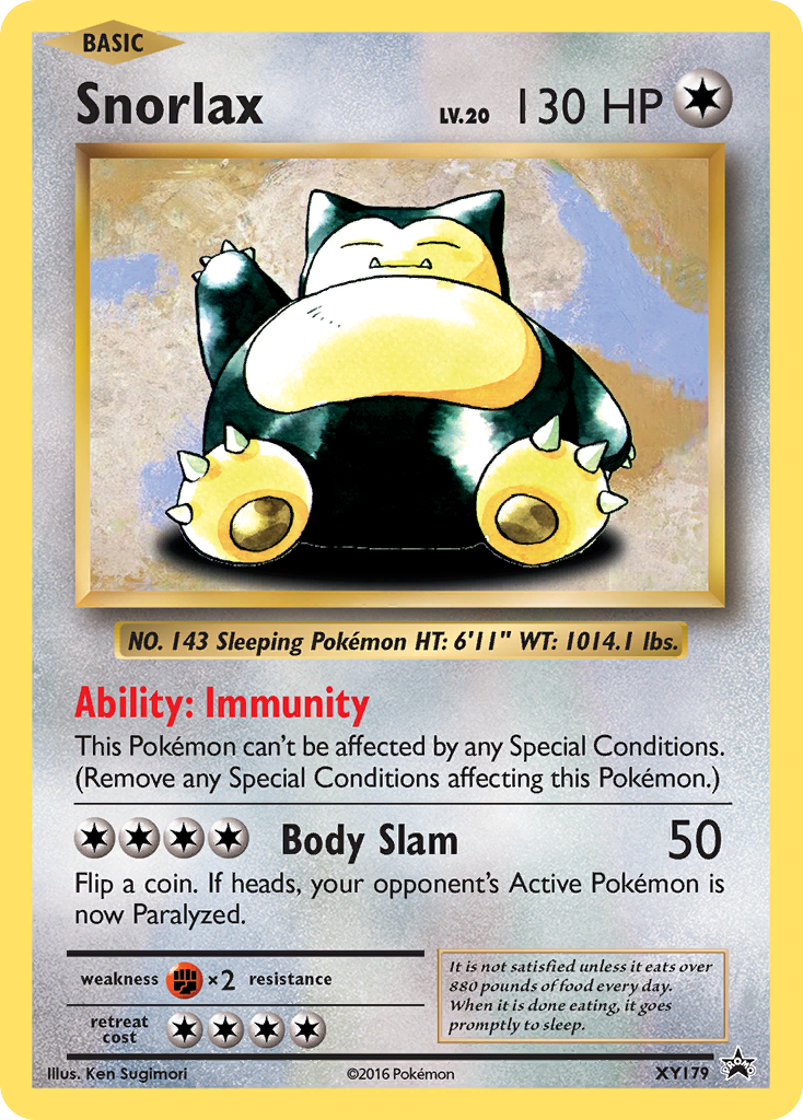 Snorlax (XY179) [XY: Black Star Promos] | Tabernacle Games